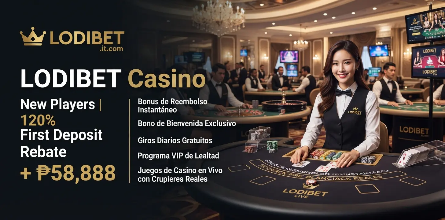 LODIBET Casino New Players | 120% First Deposit Rebate + ₱58,888